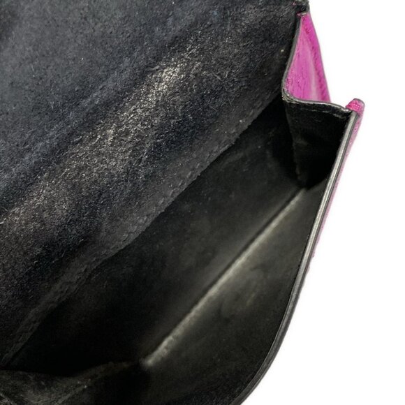 Auth SAINT LAURENT PARIS Tiny Wallet 459784 Pink Leather - Trifold Wallet - Picture 3 of 16